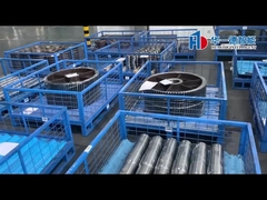 Cage di stoccaggio di pallet in acciaio pieghevole Cassa di stoccaggio di pallet in acciaio Contenitore a maglia di filo per ASRS