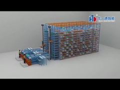 Trasporti multilivello gru a staccatore di minicarico ASRS sistema automatico di raccolta e recupero scatole