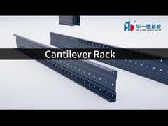 Racking a cantilever mono o a doppio lato per lo stoccaggio di tubi per magazzini industriali pesanti