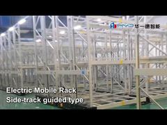 Scaffale per pallet mobile elettrico Scaffalature per magazzino di tipo guidato su binario laterale