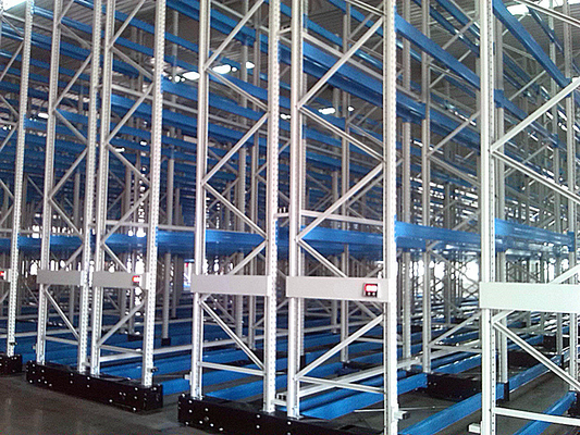 B13 Sistema di scaffalature mobili elettriche automatiche per il magazzinaggio di pallet
