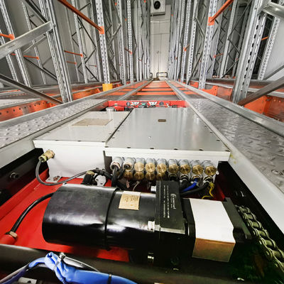 Sistema di rack a doppio raggio per navetta radio