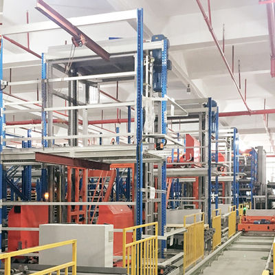 Carrello navetta radio bidirezionale e sistema di trasporto ASRS di stoccaggio e prelievo automatico  Sistema di scaffalatura Pallet Runner