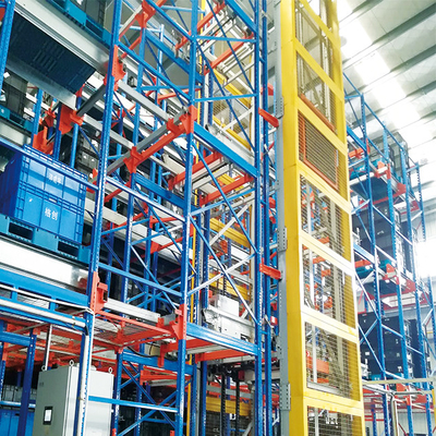 Sistema di scaffalatura per pallet runner ASRS 4 Way Radio Shuttle