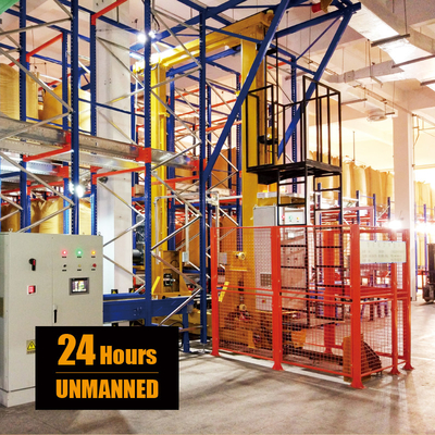 Radio Shuttle Rack Cart And Stacker Crane per sistema di stoccaggio e recupero automatico