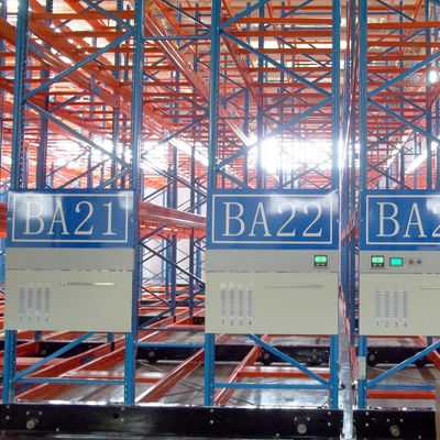 Scaffale per pallet mobile elettrico Scaffalature per magazzino di tipo guidato su binario laterale