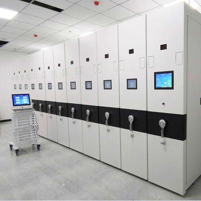 Scaffalature Elettroniche Intelligenti Mobili per Archivi Scaffalature Metalliche Intelligenti per Biblioteche Compatte Sistemi di Scaffalature per lo Stoccaggio