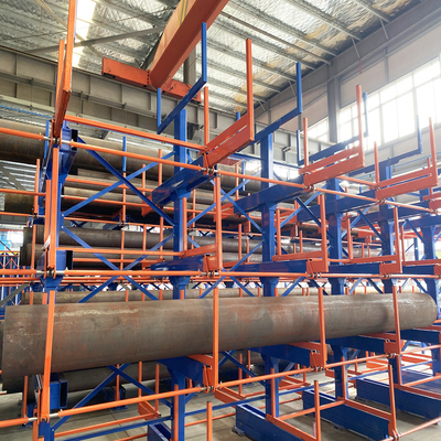 Scaffalature manuali a cantilever telescopico per materiali lunghi