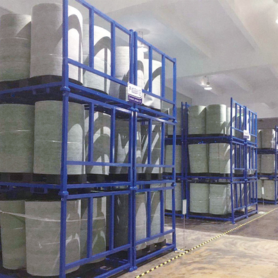 A19: Scaffalatore pieghevole Scaffalatore smontabile Scaffalatore per tela Rulli tessili Stoffe Scaffalatore