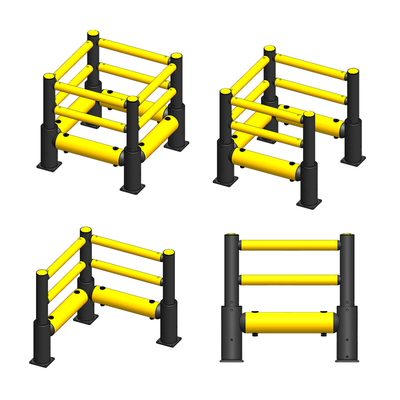 A56: HC MC Polygon Anti-Collision Guardrails Barriera di sicurezza magazzino Barriere di sicurezza del traffico