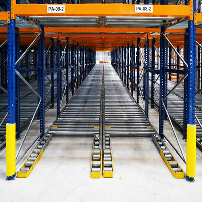 Rack per il flusso di pallet a gravità Rack per il magazzino Rack per lo stoccaggio Rack per la gravità