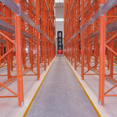 VNA Rack Very Narrow Aisle Heavy Duty Rack VNA Pallet Racking Rack magazzino rack di stoccaggio con carrello elevatore a tre vie