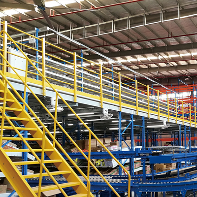 A25: Scaffalature a mezzanine supportate da cartone, scaffalature a flusso, scaffalature a più livelli, scaffalature per magazzini