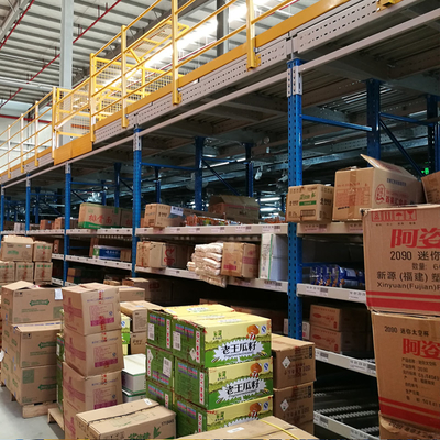 A25: Scaffalature a mezzanine supportate da cartone, scaffalature a flusso, scaffalature a più livelli, scaffalature per magazzini