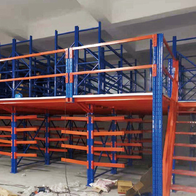 A59: Scaffalature a mezzanine supportate da scaffalature a cantilever, scaffalature a mezzanine a cantilever