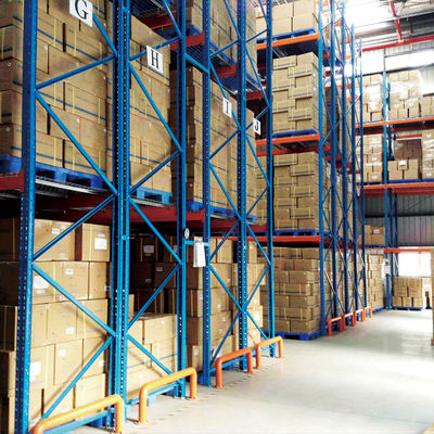 Scaffale per pallet a doppia profondità per impieghi gravosi Scaffale per pallet selettivo Scaffale a travi per pallet