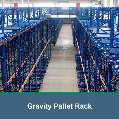 Rack per il flusso di pallet a gravità Rack per il magazzino Rack per lo stoccaggio Rack per la gravità