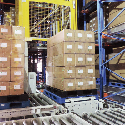 Cartone navetta a quattro vie Sistema di stoccaggio e recupero automatico ASRS Cartone navetta a quattro vie