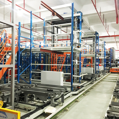 Carrier and Shuttle Car Sistema di stoccaggio tridimensionale in magazzino Sistema automatizzato di stoccaggio e recupero ASRS
