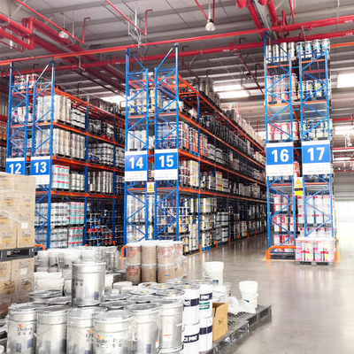 VNA Rack Very Narrow Aisle Heavy Duty Rack VNA Pallet Racking Rack magazzino rack di stoccaggio con carrello elevatore a tre vie
