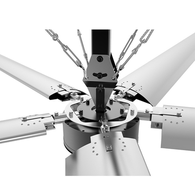 Grandi ventilatori HVLS per magazzini, grandi ventilatori industriali per fabbriche, ventilatori W.