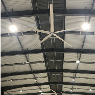 Grandi ventilatori industriali di soffitto per magazzini Grandi ventilatori HVL per fabbriche Serie di ventilatori D