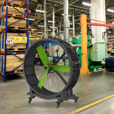 Grandi ventilatori industriali in piedi per magazzini ventilatori HVLS per fabbriche