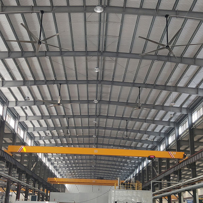 Grandi ventilatori di soffitto HVLS industriali per grandi ventilatori di officina
