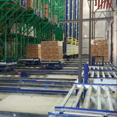 Sistema di trasportatori per la selezione dei pallet Sistema di trasportatori a rulli a gravità flessibile Sistema logistico di selezione del magazzino