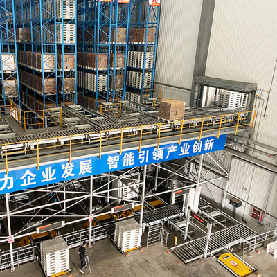 Sistema di trasportatori per la selezione dei pallet Sistema di trasportatori a rulli a gravità flessibile Sistema logistico di selezione del magazzino