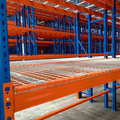 Scaffale per pallet a doppia profondità per impieghi gravosi Scaffale per pallet selettivo Scaffale a travi per pallet