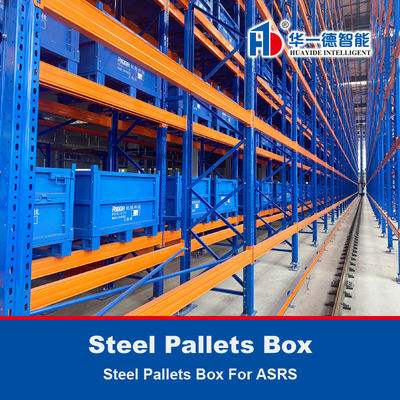 Contenitore di scatole di pallet in acciaio per ASRS