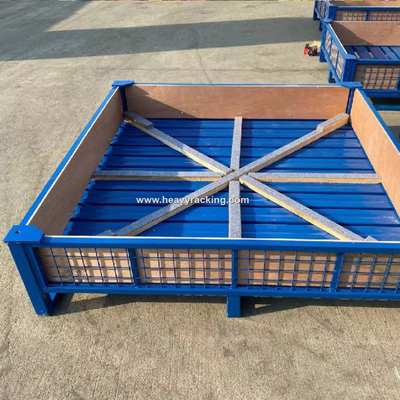 Cage di stoccaggio di pallet in acciaio