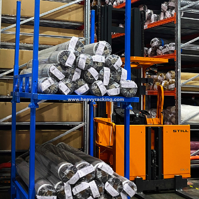 Scaffalatura per tessuti di rotolamento portabile scaffalatura per stoccaggio di tessuti