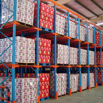 A22: guida in rack guida attraverso racking rack di stoccaggio