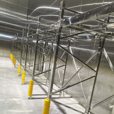 A07: Rack di stoccaggio per magazzini per pallet in acciaio inossidabile