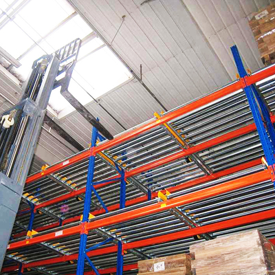 Scaffalatura a gravità Scaffalatura a flusso di pallet Scaffalatura di magazzino