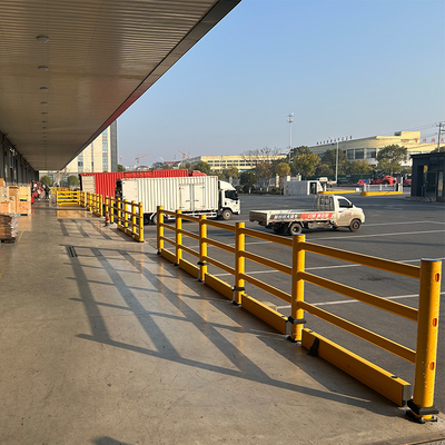 Piattaforma di magazzino Protettore Barriera di sicurezza antincolisione Righe di protezione Porta scorrevole