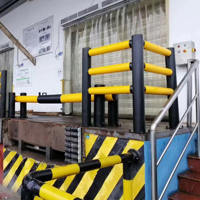 Piattaforma di magazzino Protettore Barriera di sicurezza antincolisione Righe di protezione Porta scorrevole