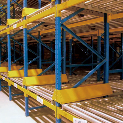A57: scaffalatura di stoccaggio a gravità magazzino scaffalatorio a gravità di pallet scaffalatorio a flusso di pallet