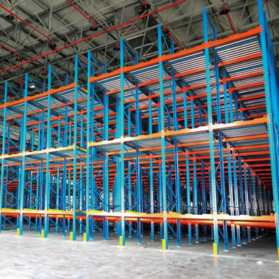 A57: scaffalatura di stoccaggio a gravità magazzino scaffalatorio a gravità di pallet scaffalatorio a flusso di pallet