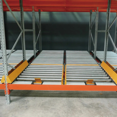 A57: scaffalatura di stoccaggio a gravità magazzino scaffalatorio a gravità di pallet scaffalatorio a flusso di pallet