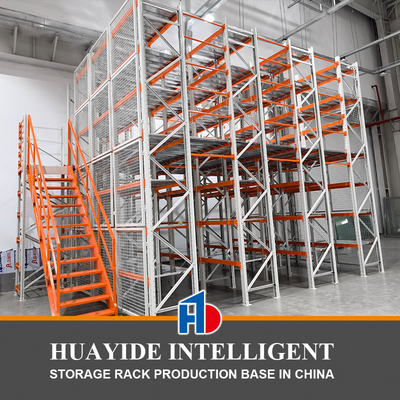 B02: Scaffalature a mezzanine Mezzanine a mezzo scaffalatore Scaffalature a più livelli Scatter Metal Mezzanine System