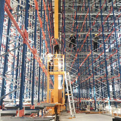B11 Sistema di automazione delle gru per immagazzinamento di pallet per l'inventario logistico con scaffalatura di stoccaggio selettiva