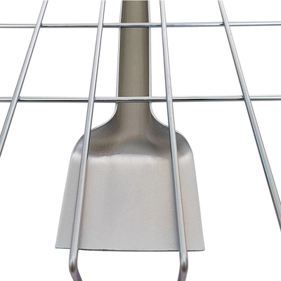 B33 Storage Standard Size Flare Waterfall Saldato Acciaio Galvanizzato Metal Storage Wire Mesh Decking per pallet Racking