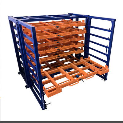 Rack per la struttura metallica per uso manuale a carta orizzontale Rack per lo stoccaggio metallico per uso industriale