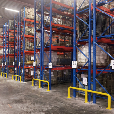 Gabbia di stoccaggio B42 per magazzinaggio logistico ASRS Contenitore in rete metallica pieghevole