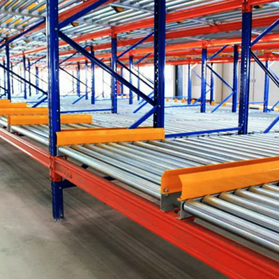 B43 Sistema di immagazzinamento per pallet a gravità Cartone con porta pallet a flusso