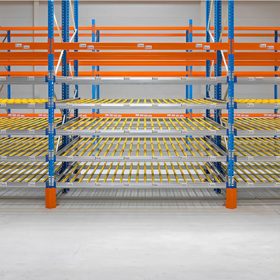 B47: Scaffalatorio per il flusso di magazzino per cartone scatola per il flusso di gravità scaffalatorio a rulli scaffalatorio di cartone scaffalatorio di flusso