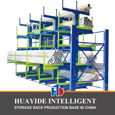 B51: Scaffalatura per lamiera laminata industriale, scaffalatura elettrica telescopica a sbalzo